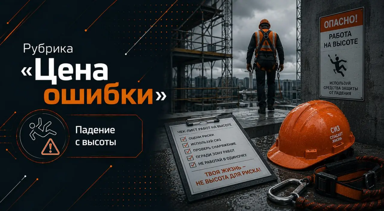 📱 Рубрика «Цена ошибки»: падение с высоты
ГИТ завершила расследование несчастного случая, в результате которого пострадал 45-летний работник | Сетка — социальная сеть от hh.ru