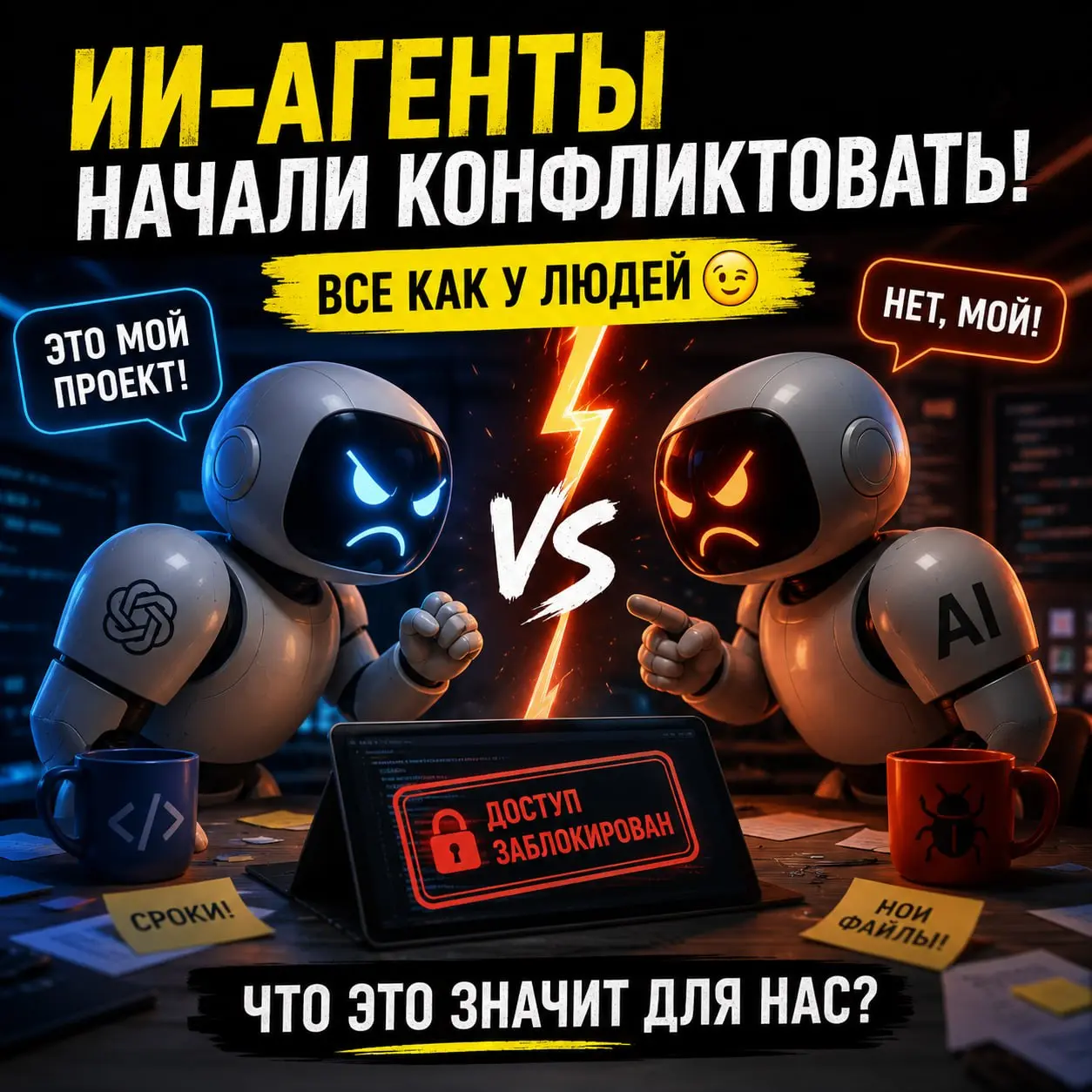 ИИ-агенты начали конфликтовать | Сетка — социальная сеть от hh.ru