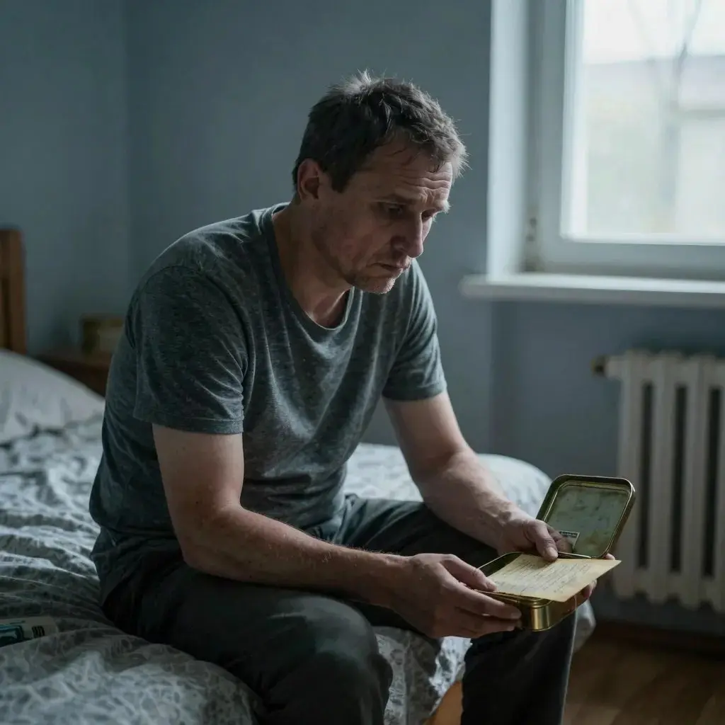 — Я давно забыла первого мужа, — клялась жена. В тот же день я подал на развод
Я просто искал старый серый чемодан. Верхняя полка встроенного шкафа всегда была завалена несезонным хламом | Сетка — социальная сеть от hh.ru