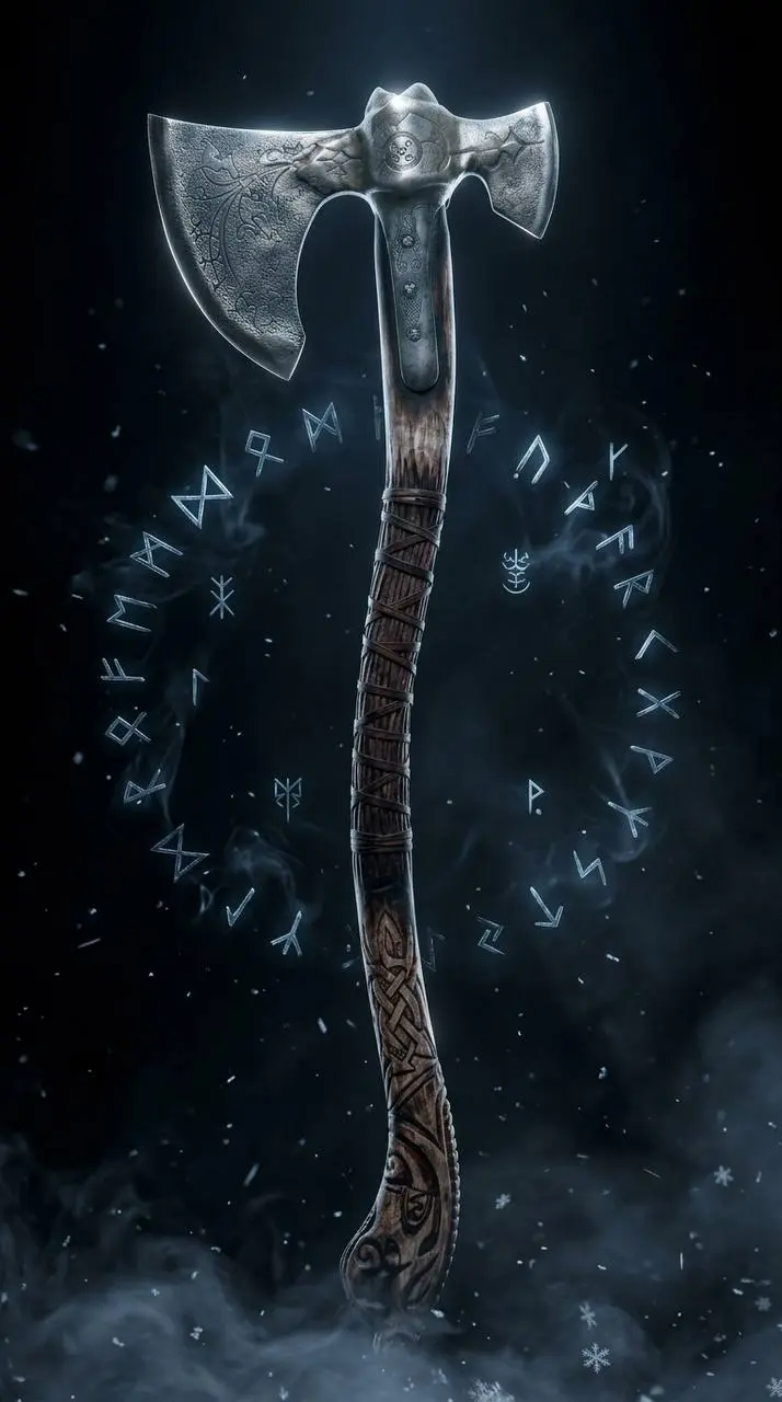 Левиафан (ориг. Leviathan Axe) — двуручный боевой топор, основное наступательное оружие Кратоса в игре God of War | Сетка — социальная сеть от hh.ru