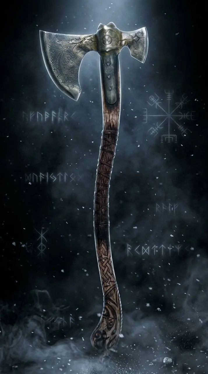 Левиафан (ориг. Leviathan Axe) — двуручный боевой топор, основное наступательное оружие Кратоса в игре God of War | Сетка — социальная сеть от hh.ru
