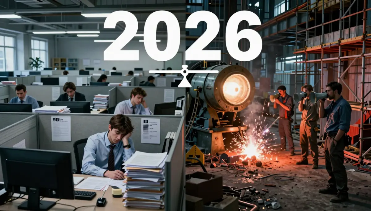 🔥 ПАРАДОКС  2026: ОФИСНЫЕ — БЕЗ РАБОТЫ, ЗАВОДЫ БЕЗ ЛЮДЕЙ! | Сетка — социальная сеть от hh.ru