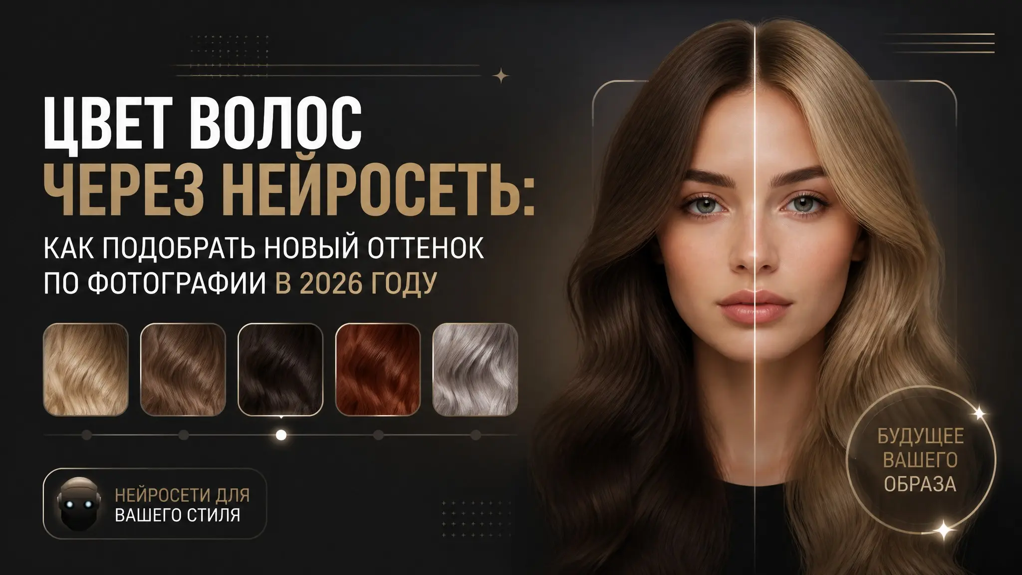 Как подобрать цвет волос по фото с помощью нейросети | Сетка — социальная сеть от hh.ru