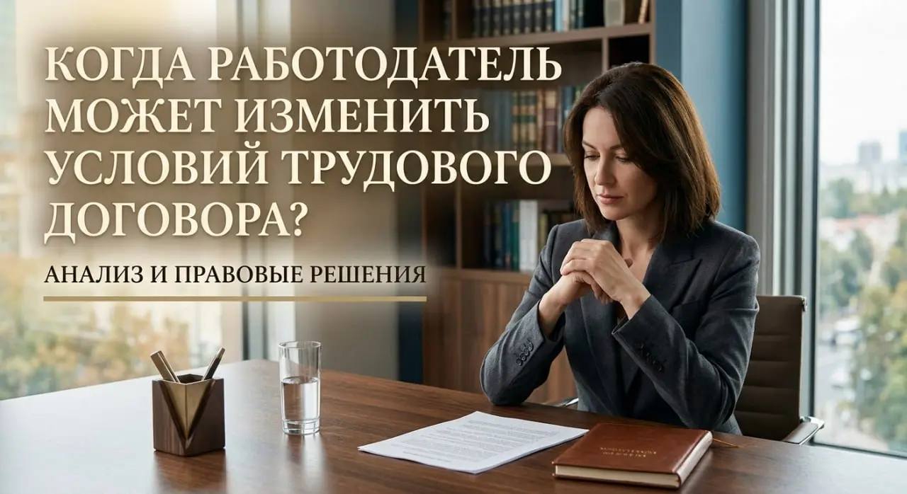 КОГДА РАБОТОДАТЕЛЬ МОЖЕТ ИЗМЕНИТЬ УСЛОВИЯ ТРУДОВОГО ДОГОВОРА?
А давайте обсудим сегодня изменения условий Трудового договора. Поговорим о том, можно ли их менять | Сетка — социальная сеть от hh.ru