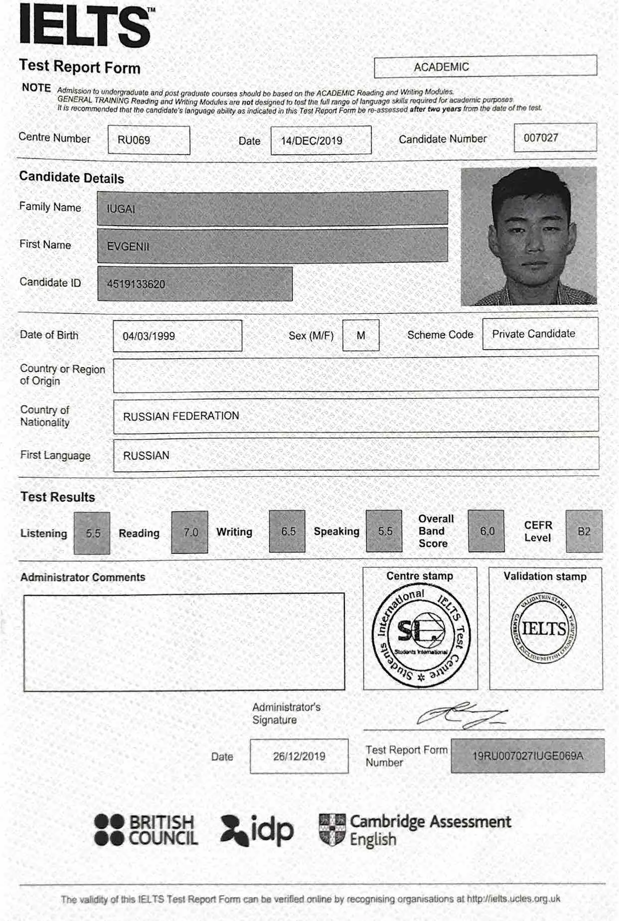 Network member avatar