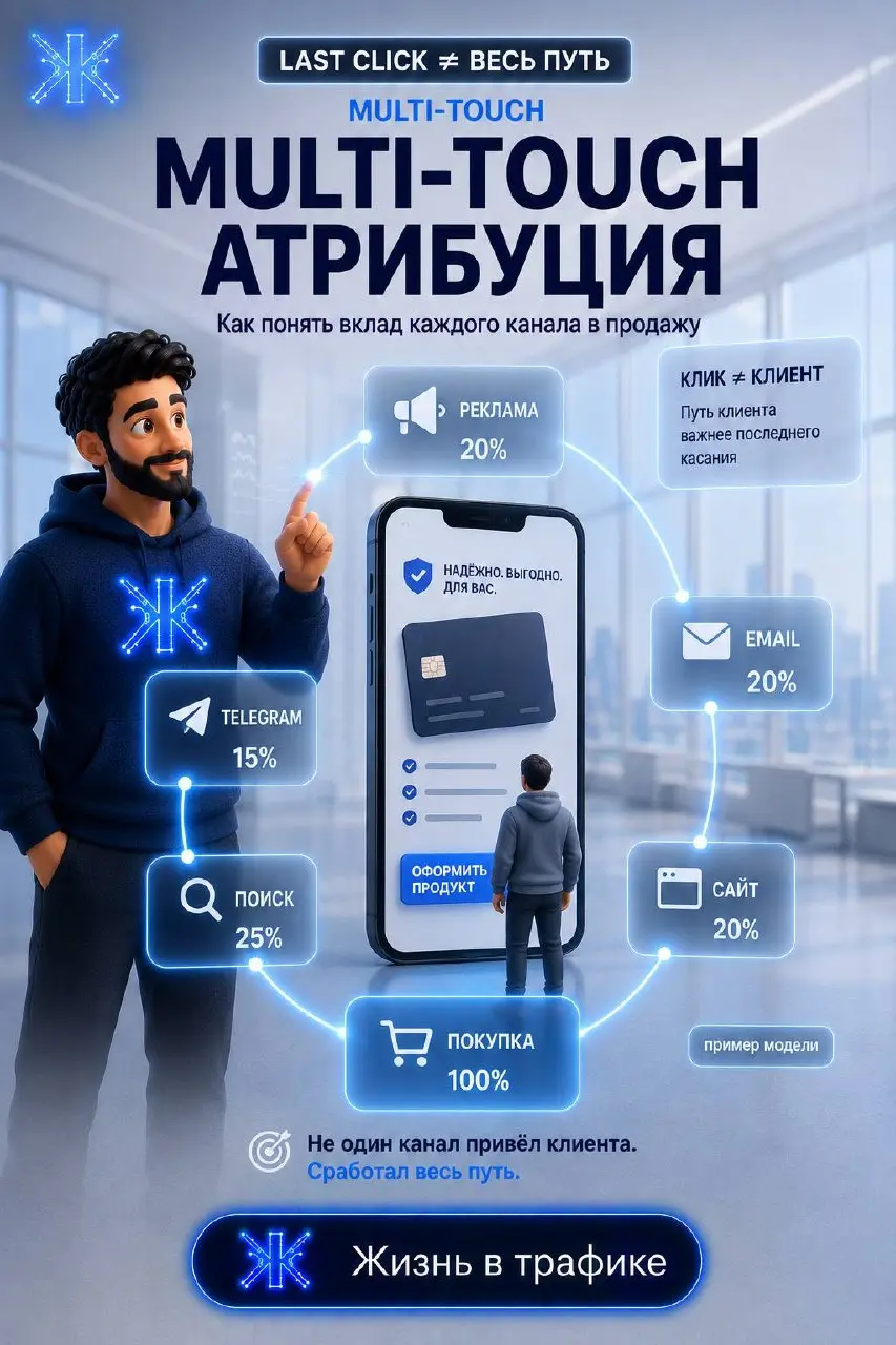 Multi-touch атрибуция | Сетка — социальная сеть от hh.ru