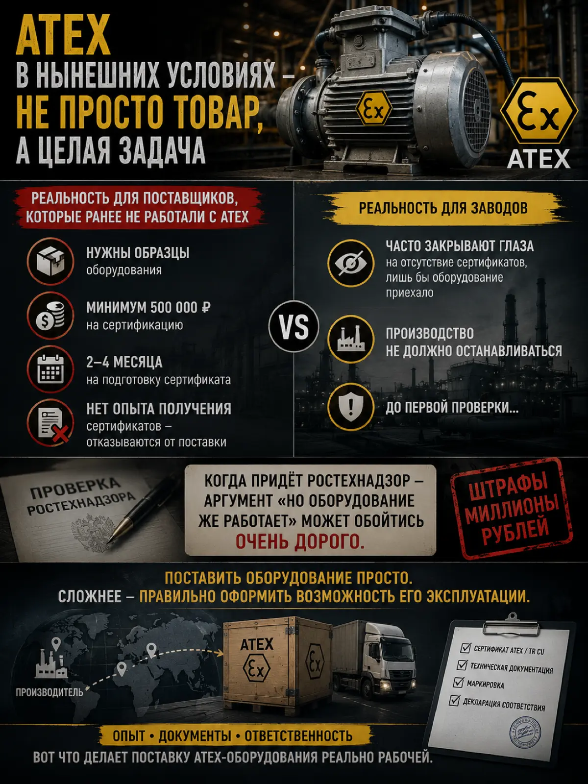 ATEX — товар, на котором многие поставщики схлопываются… | Сетка — социальная сеть от hh.ru