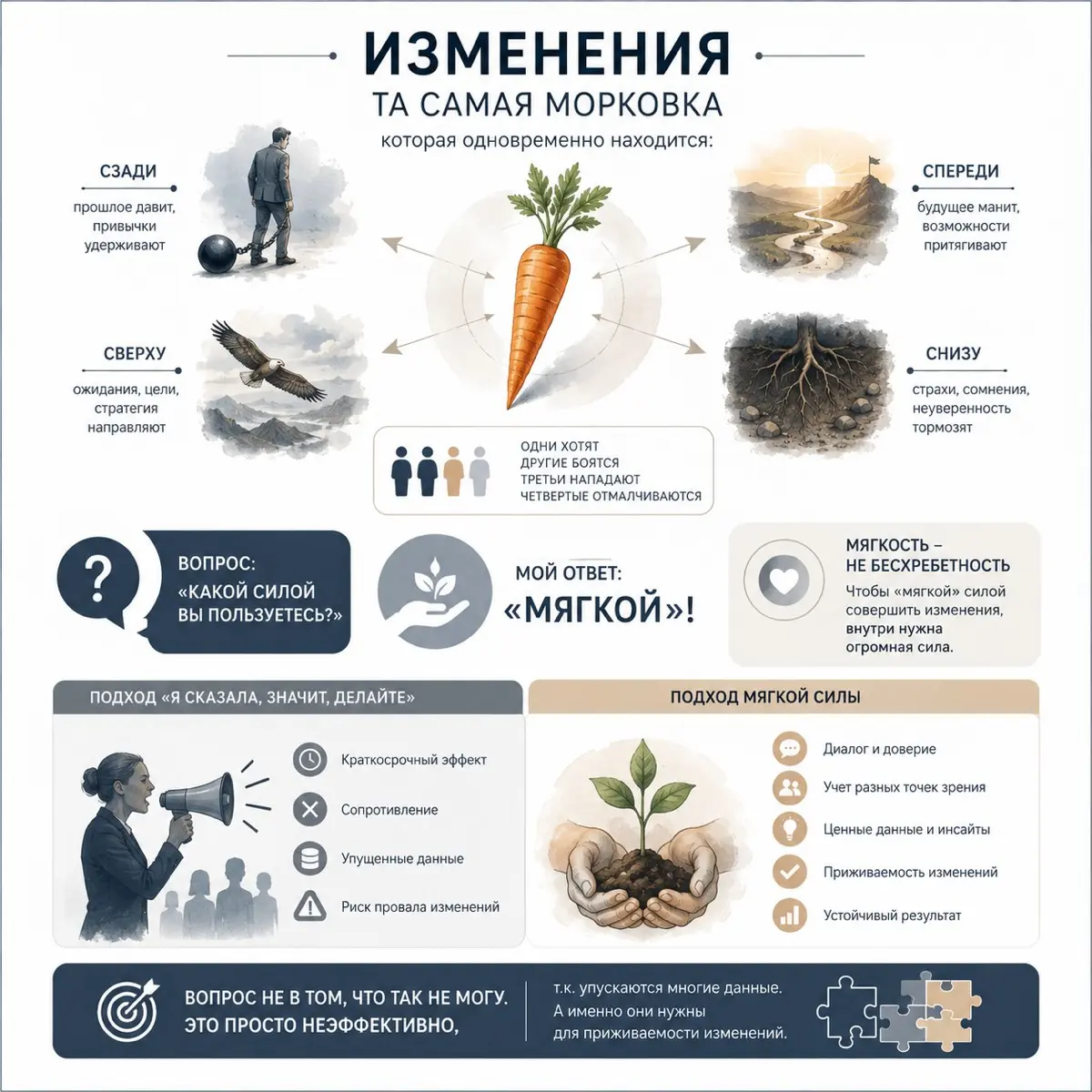 «Мягкая» сила изменений | Сетка — социальная сеть от hh.ru