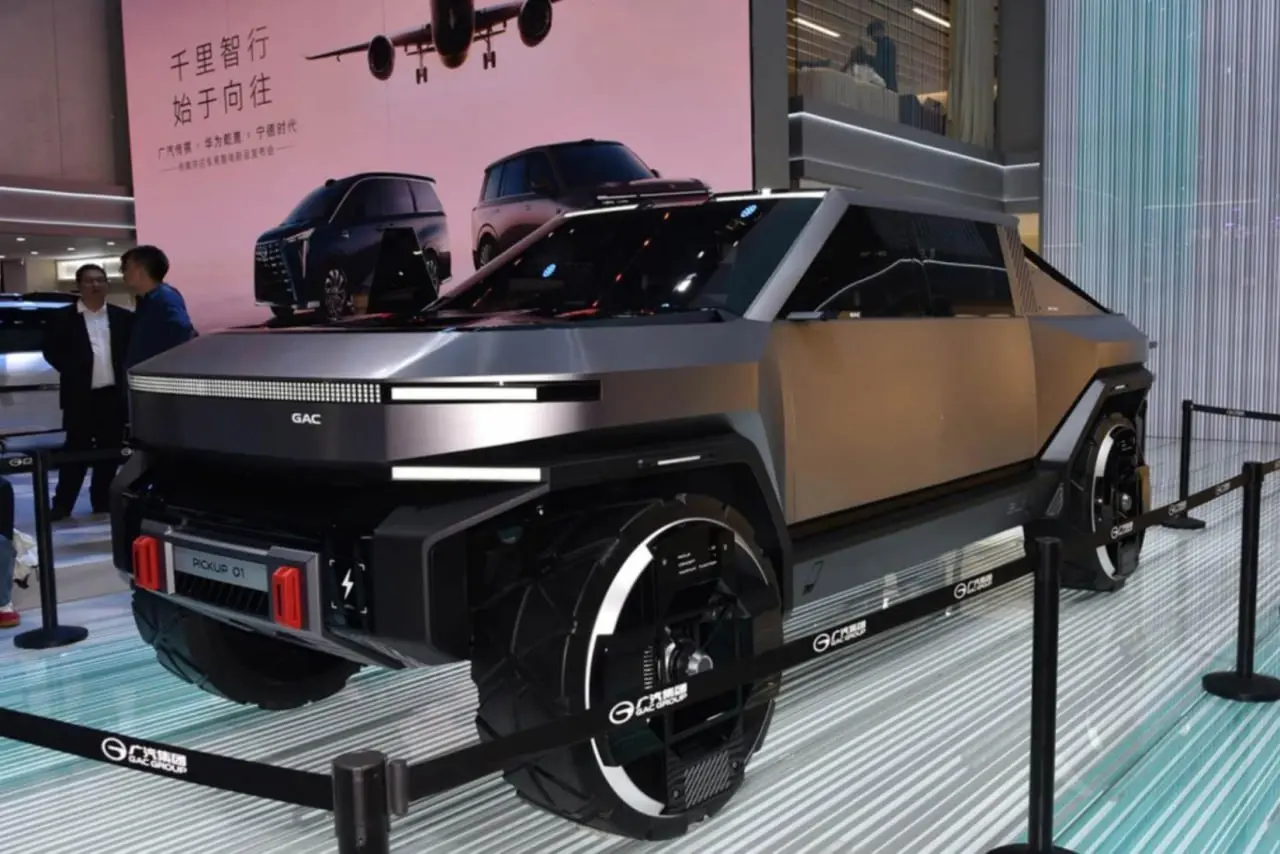 Китайцы из GAC сделали для всех желающих дешёвый Tesla CyberTruck Илона Маска. | Сетка — социальная сеть от hh.ru
