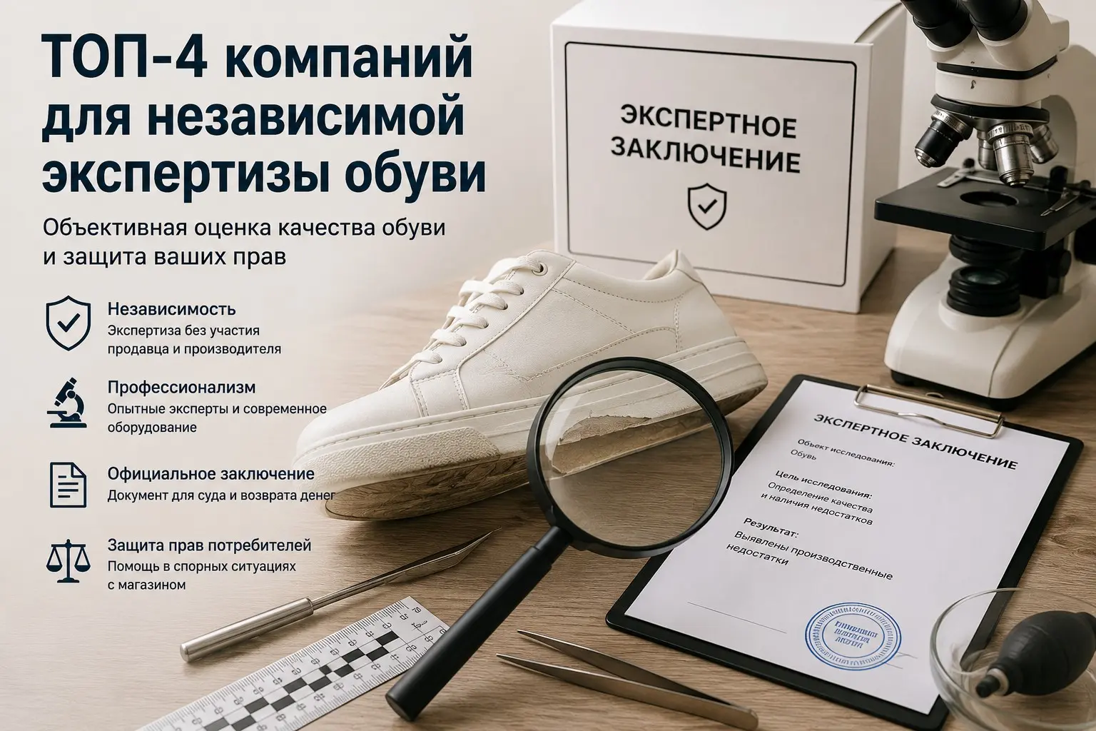 ТОП-4 компаний для экспертизы бракованной обуви и возврата д | Сетка — социальная сеть от hh.ru