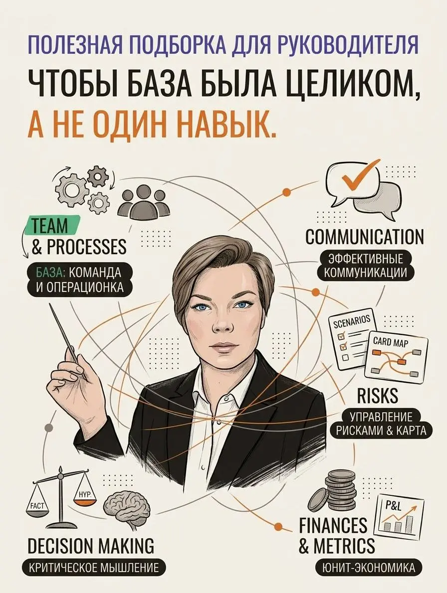 Полезная подборка от Нетологии 💚
Если вы руководитель или только собираетесь им стать, вот несколько курсов, которые могут пригодиться.
Потому что руководитель - это всё-таки не строчка в должности | Сетка — социальная сеть от hh.ru