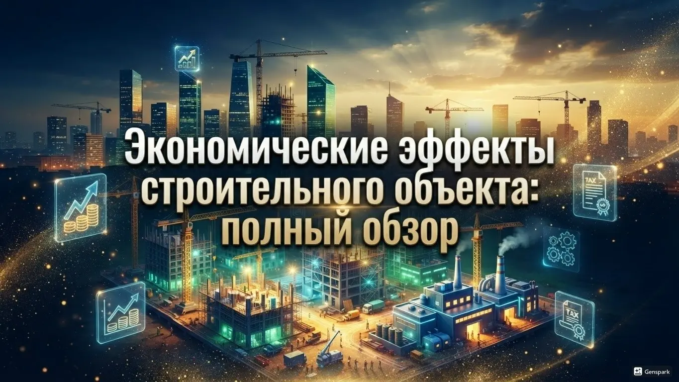 Тема: "Экономические эффекты строительного объекта" | Сетка — социальная сеть от hh.ru