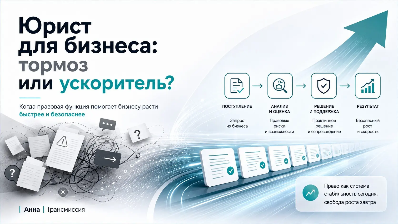 Юрист для бизнеса: тормоз или ускоритель? 🚀
«Это слишком рискованно» ⚠️
«Так делать нельзя» 🛑
«На согласование договора нужно две недели» ⏳
Если бизнес регулярно слышит это от правового отдела, неудив... | Сетка — социальная сеть от hh.ru