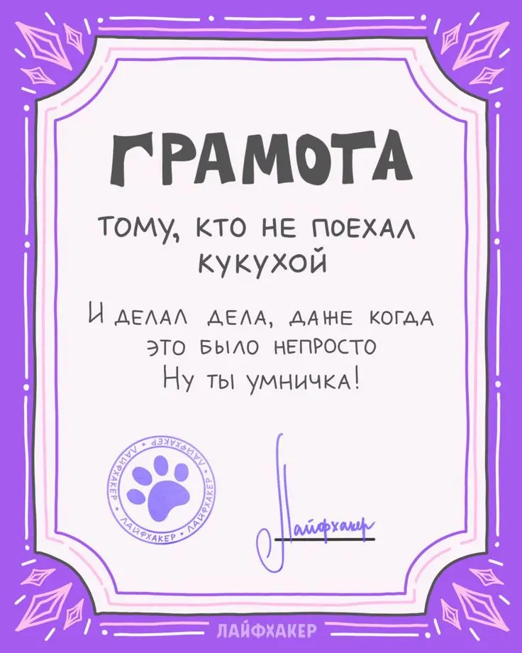 Впереди выходные, кукухе надо выдохнуть отдохнуть😅 | Сетка — социальная сеть от hh.ru