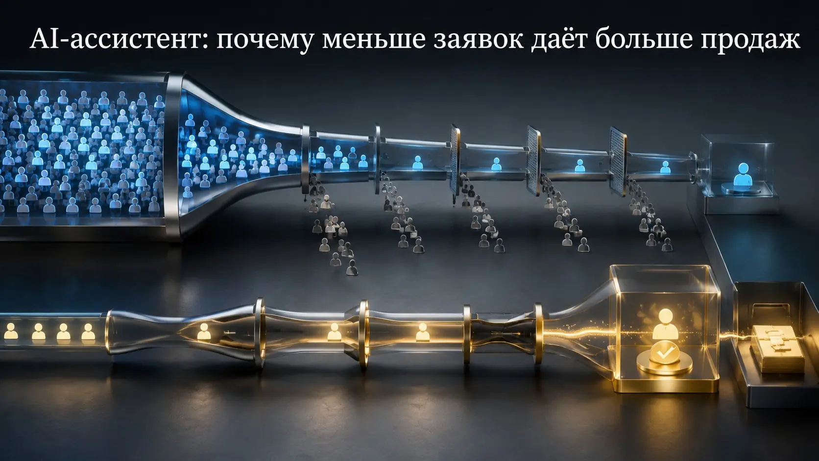 AI-ассистент: почему меньше заявок даёт больше продаж | Сетка — социальная сеть от hh.ru