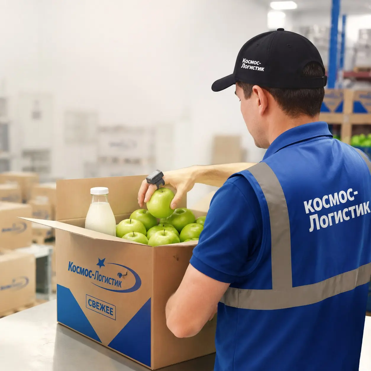 Секреты склада для e-grocery
Чтобы уложиться в срок 10 минут, храните ходовые товары у отгрузки. Экономьте ресурсы: мы в Космос Логистик организуем хранение паллет от 25 ₽/сутки и обмотку от 90 ₽ | Сетка — социальная сеть от hh.ru