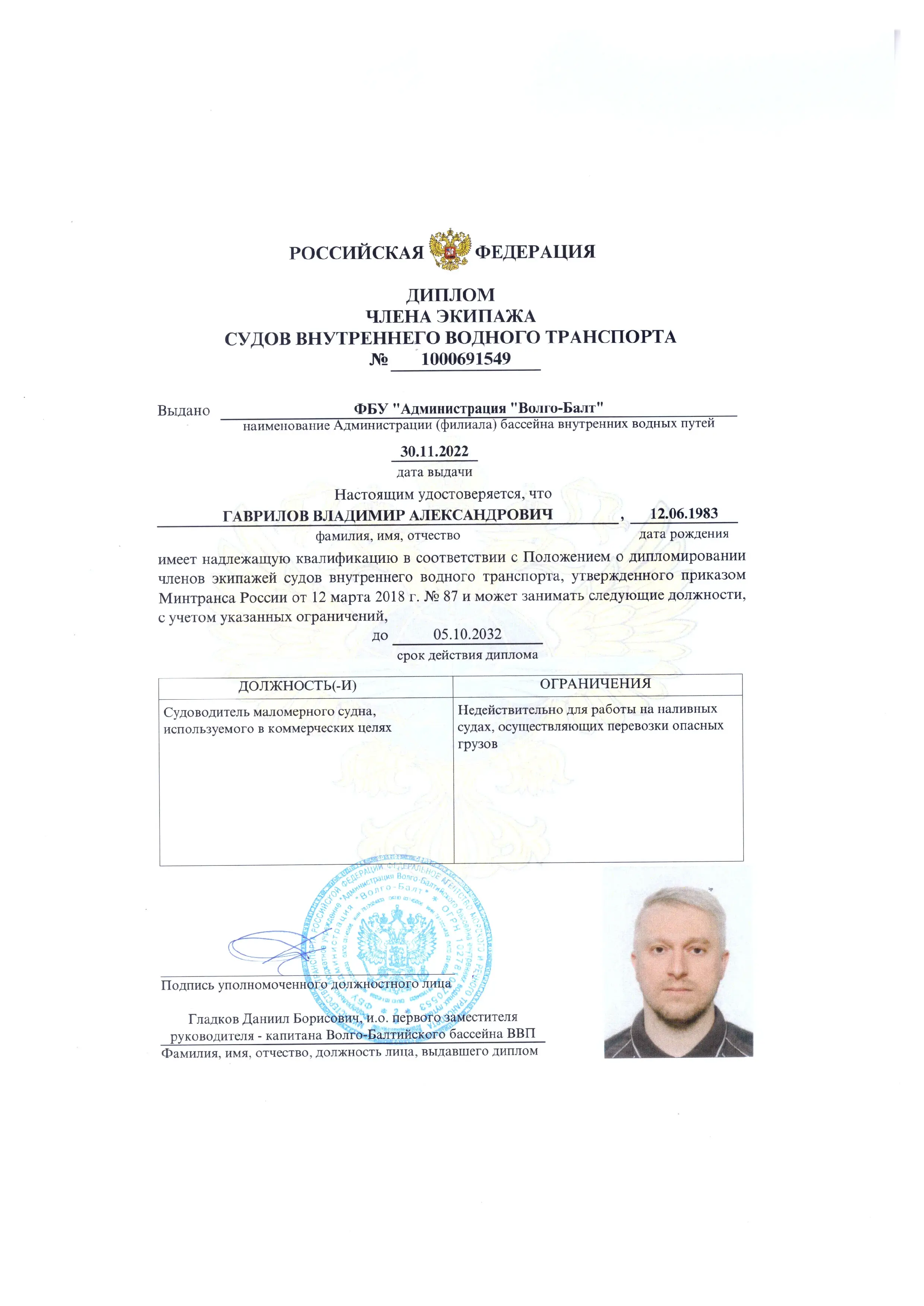 Владимир Гаврилов
