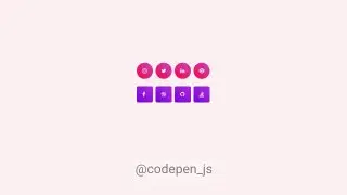 Social icon hover animation — варианты анимации при наведении на соц. сети.  Реализована с помощью CSS и JS
https://codepen.io/brandondward/pen/RpyaKL | Сетка — социальная сеть от hh.ru
