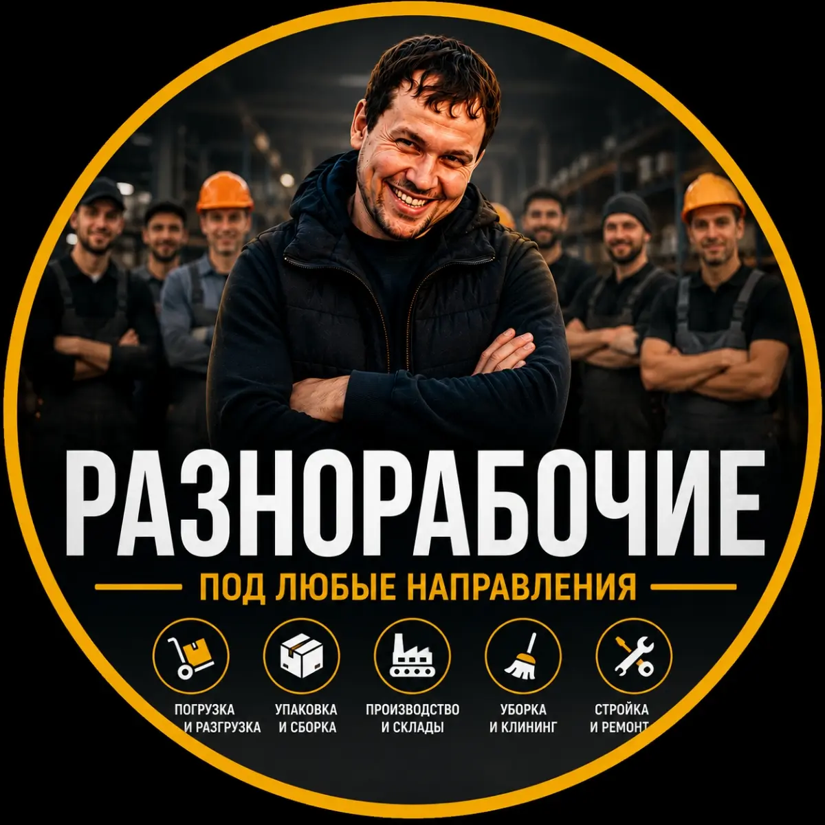Разнорабочие под любую сферу