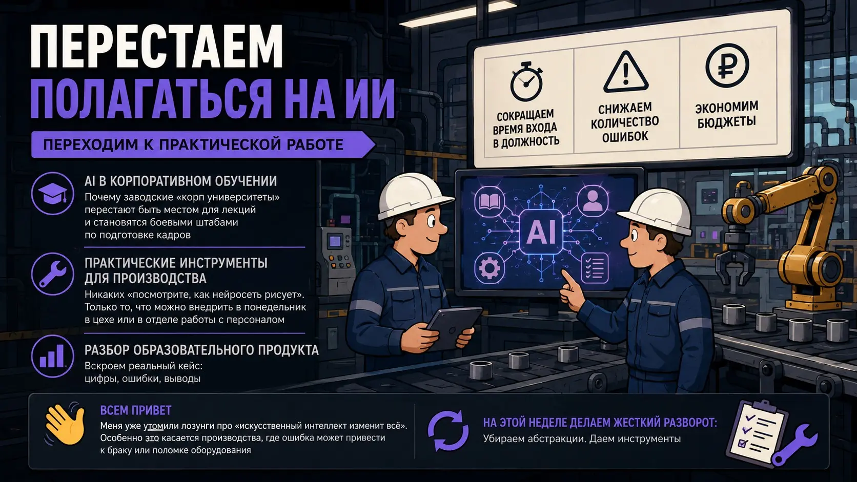 Перестаем полагаться на ИИ и переходим к практической работе | Сетка — социальная сеть от hh.ru