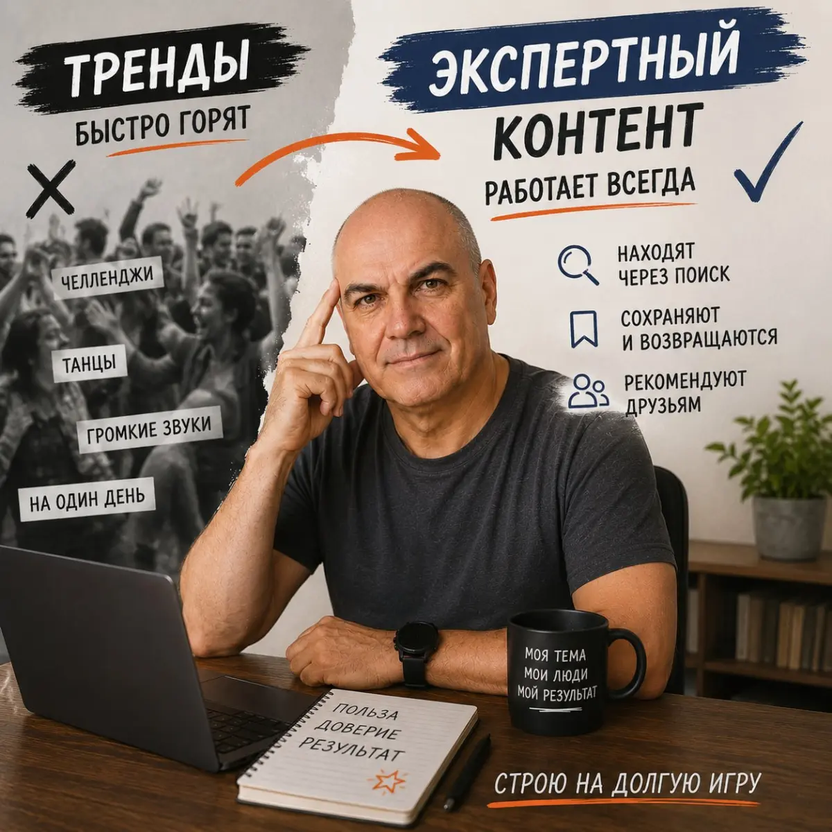 Почему я не бегу за трендами | Сетка — социальная сеть от hh.ru