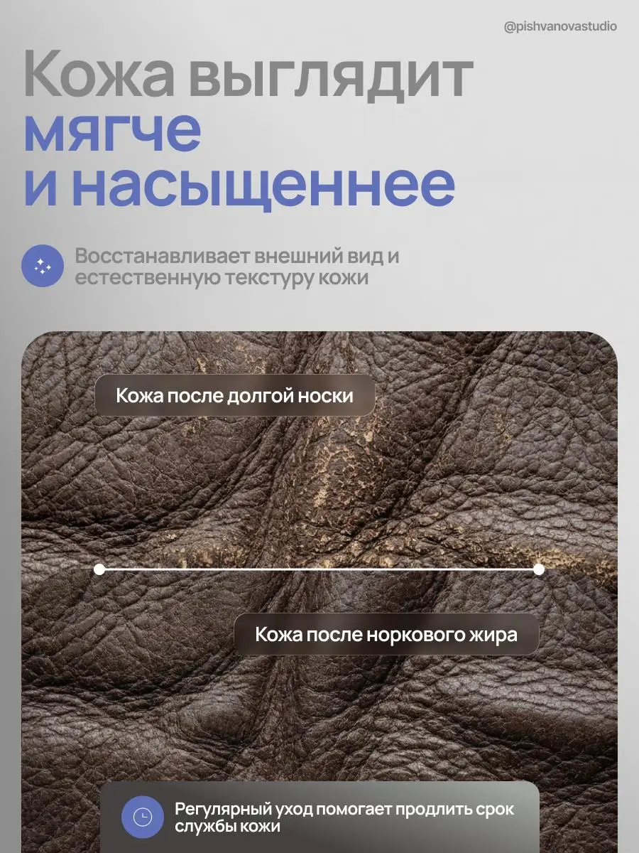 Как я училась продавать не «красиво», а понятно.
Один из учебных проектов по дизайну карточек для маркетплейса - норковый жир для кожи.
Задача | Сетка — социальная сеть от hh.ru