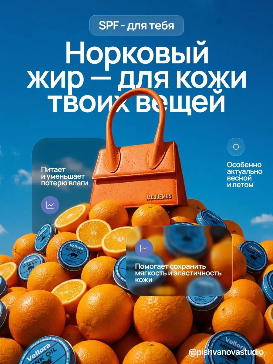 Как я училась продавать не «красиво», а понятно.
Один из учебных проектов по дизайну карточек для маркетплейса - норковый жир для кожи.
Задача | Сетка — социальная сеть от hh.ru