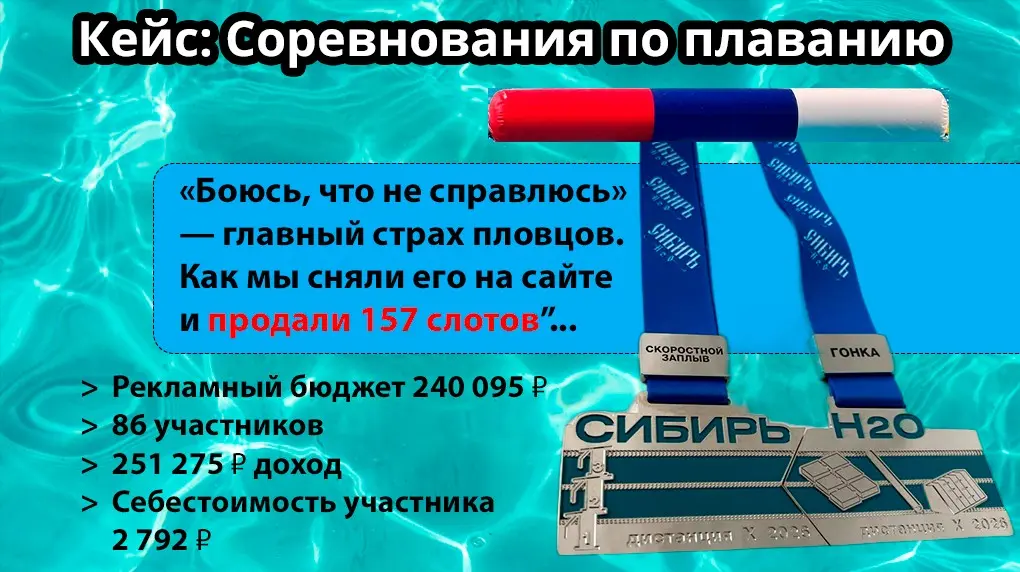 Набрали участников на соревнования по плаванию за 2 месяца | Сетка — социальная сеть от hh.ru