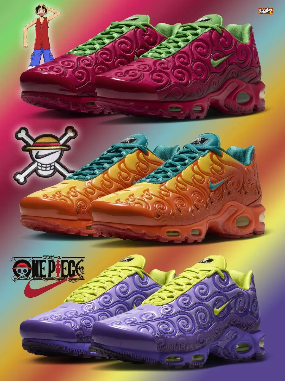 Nike заколлабился с One Piece и выкатил целую коллекцию кроссовок и тишек | Сетка — социальная сеть от hh.ru