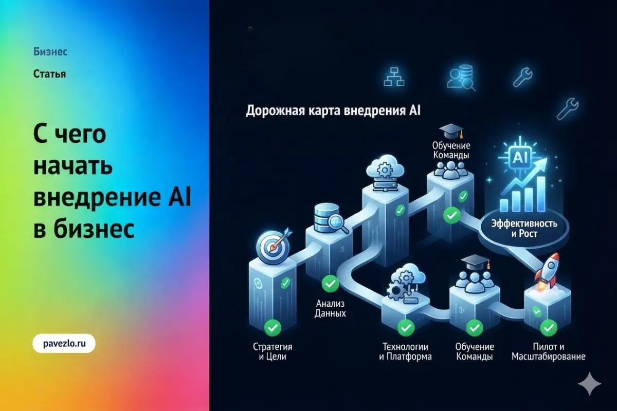 С чего начать внедрение AI в бизнес | Сетка — социальная сеть от hh.ru