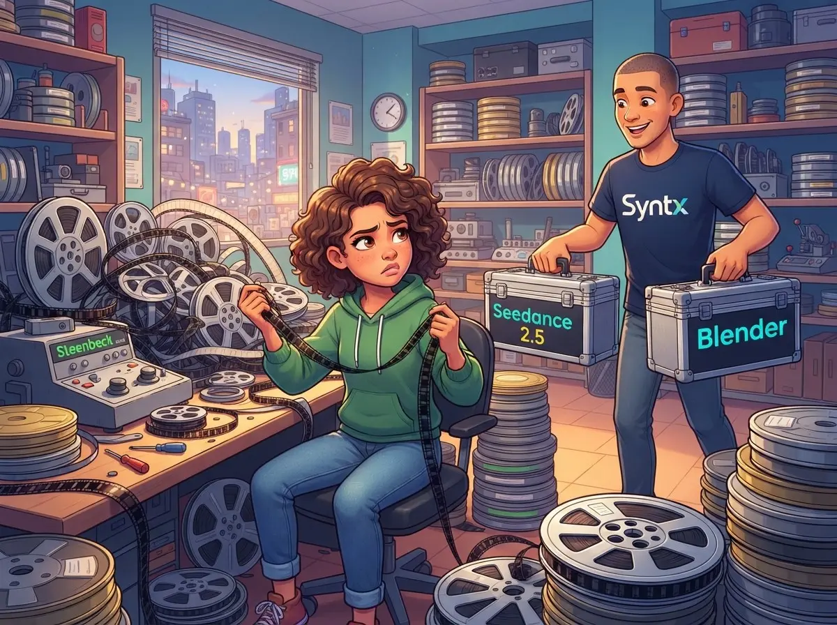 Как создать видео в Seedance 2.5 с помощью Blender | Сетка — социальная сеть от hh.ru