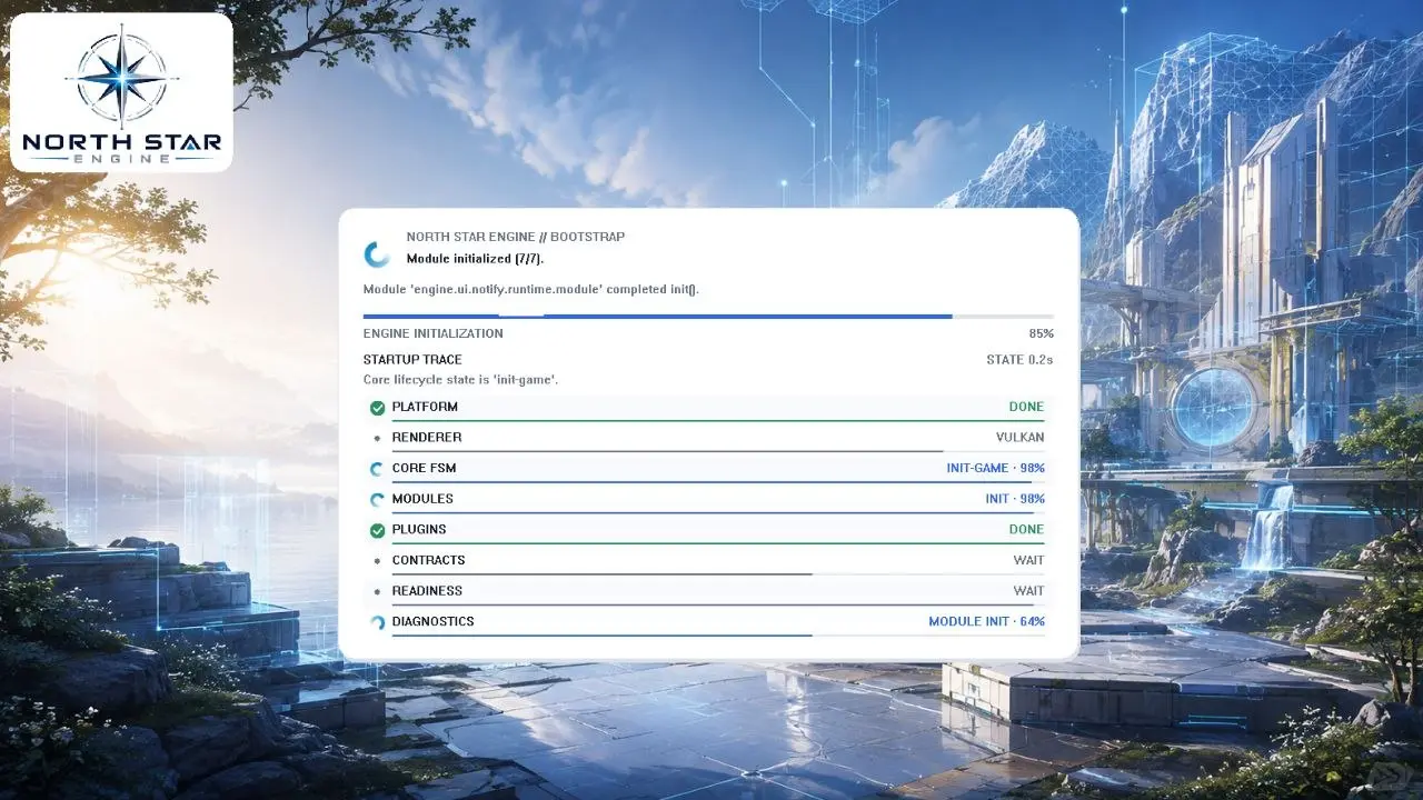 #NorthStar #GameEngine #Developing
Он ещё делается 🥹
Мы ещё не потеряли цель подарить вам шедевр ❤️ | Сетка — социальная сеть от hh.ru