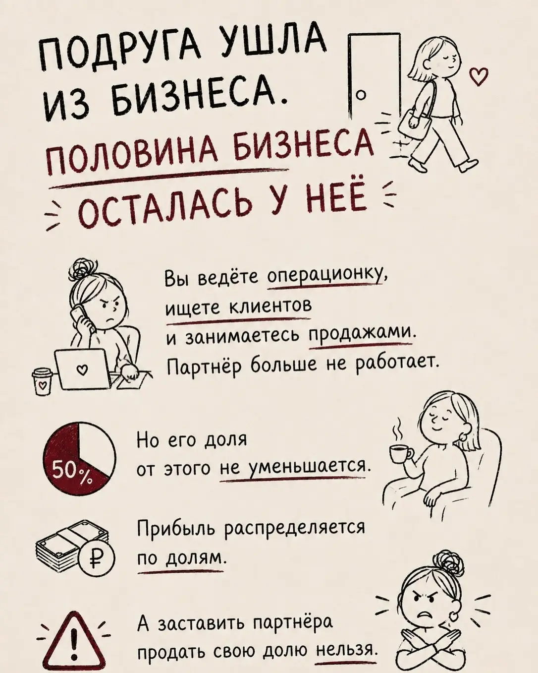 Хотите испортить отношения? Начните совместный бизнес! | Сетка — социальная сеть от hh.ru