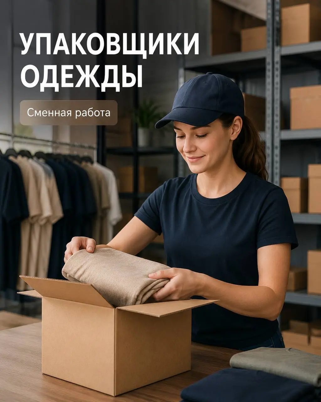 УПАКОВЩИК
4 200₽/смена - 4 800₽/смена
Прямой работодатель
• Москва, м. Волгоградский проспект
• Упаковка и фасовка
• +79198892252
Полное описание вакансии размещено в Телеграм и Макс | Сетка — социальная сеть от hh.ru