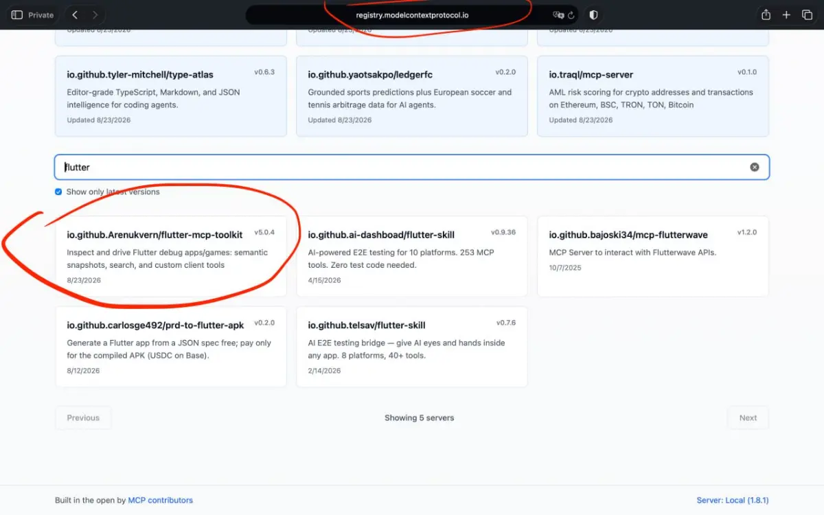 а еще flutter mcp toolkit https://github | Сетка — социальная сеть от hh.ru