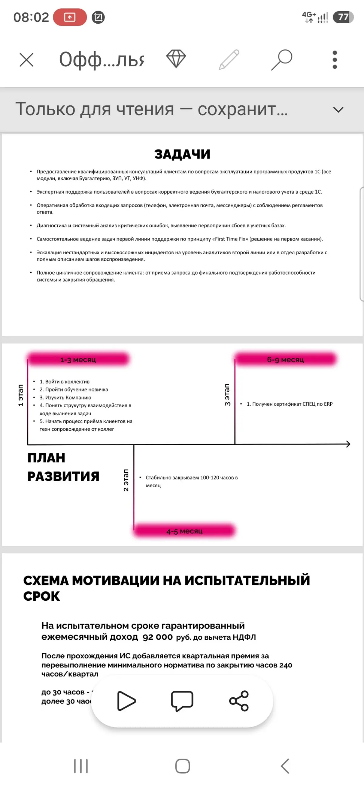 Оффер презентация | Сетка — социальная сеть от hh.ru
