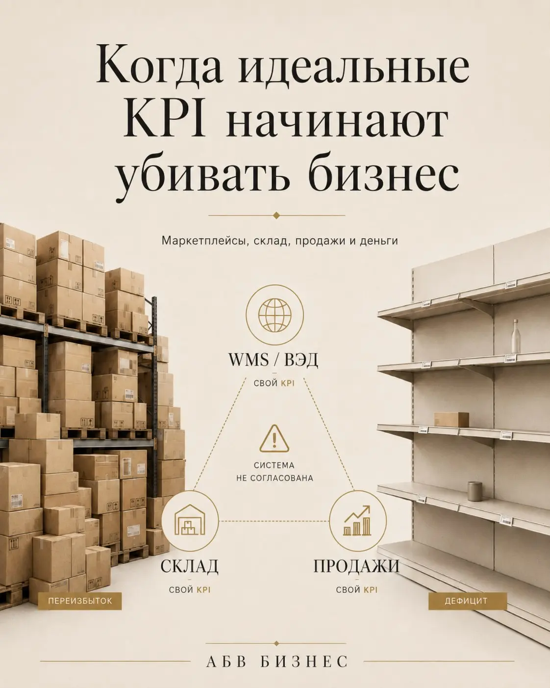 Когда идеальные KPI начинают убивать бизнес! Крупная e-com компания работает на маркетплейсах с 2017 года и сегодня входит в топ-5 в своей нише | Сетка — социальная сеть от hh.ru