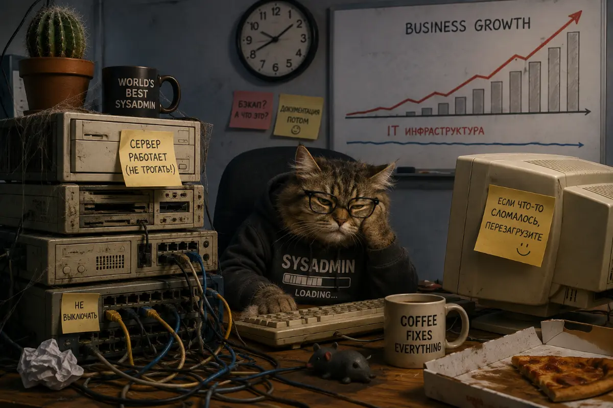 📈 Компания растёт, а IT-инфраструктура — нет | Сетка — социальная сеть от hh.ru