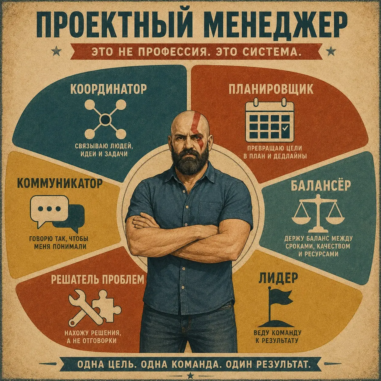 🎓 А теперь серьёзно - кто такой Project Manager
Мы разобрали Гендальфа, Волан-де-Морта и Ермакова. Три архетипа, три подхода к власти над командой | Сетка — социальная сеть от hh.ru