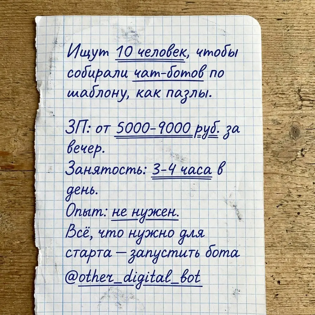 Настроил чат-бота за пару часов → заработал 9 000₽.
Просто представь, кто-то стоит в очереди на маршрутку в 8 утра чтобы успеть на “любимую” работу | Сетка — социальная сеть от hh.ru
