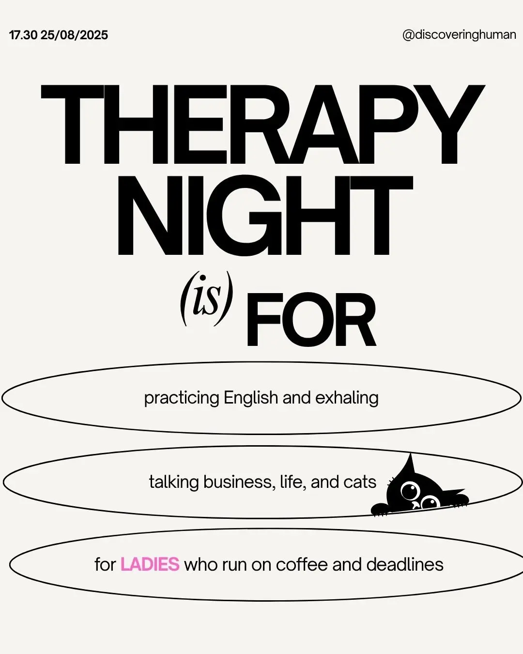 🩷Therapy Night — созвон разговорного клуба на английском | Сетка — социальная сеть от hh.ru