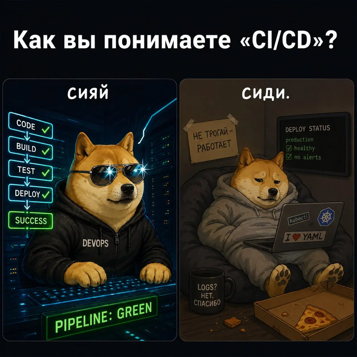 Продакт услышал инженерный термин и сделал выводы
👨‍💻Продакт поехал #meme #ai
В этом посте были ссылки, но мы их удалили по правилам Сетки | Сетка — социальная сеть от hh.ru