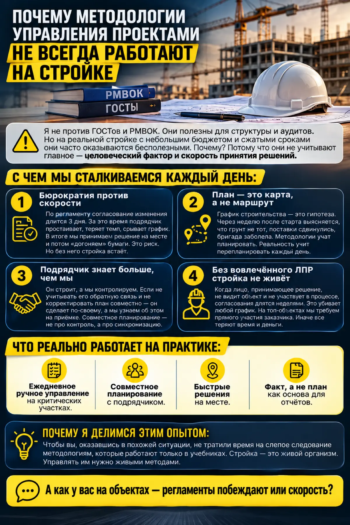 Почему методологии управления проектами не всегда работают н | Сетка — социальная сеть от hh.ru