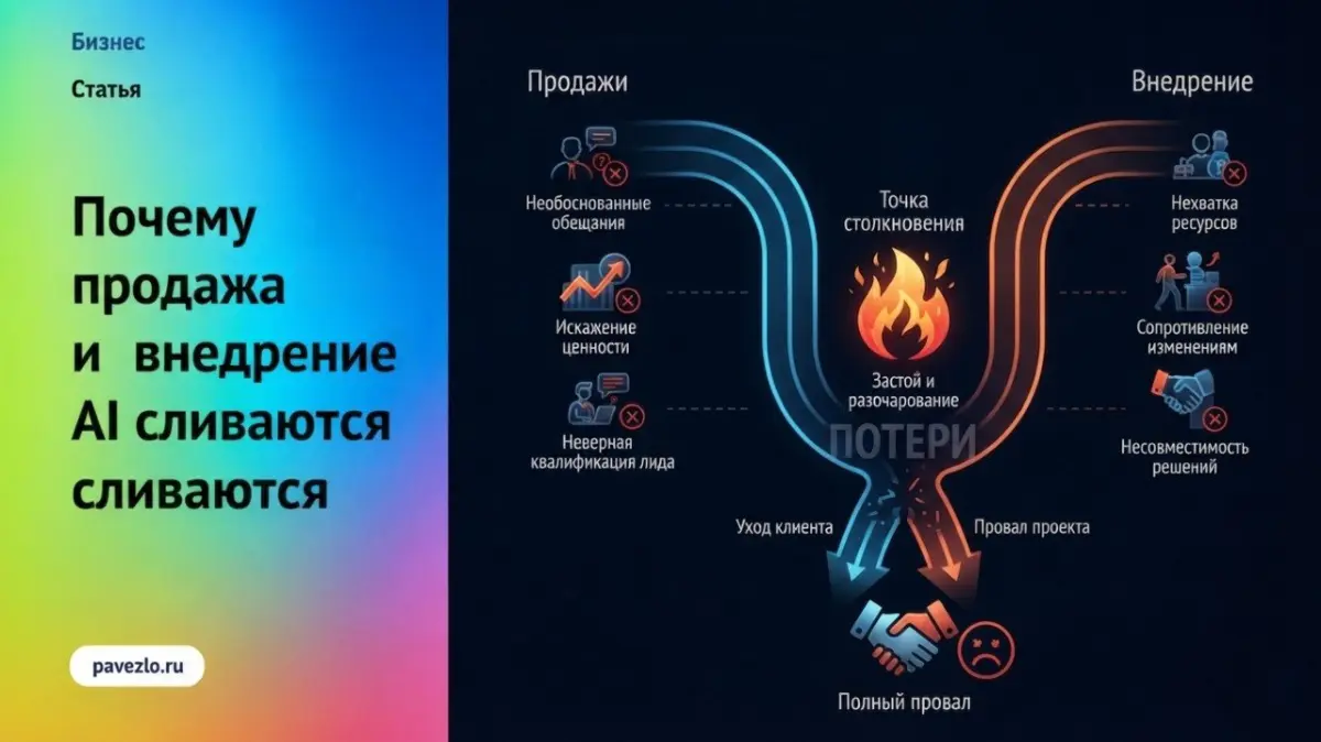 Почему продажа и внедрение AI сливаются | Сетка — социальная сеть от hh.ru