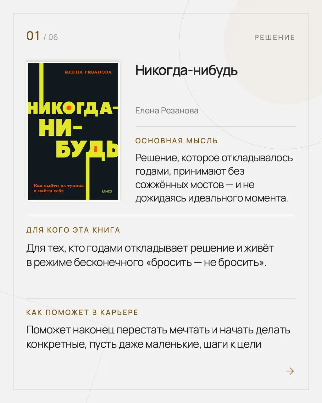 6 книг для разных этапов карьеры
Я была бы реально счастлива, если бы в начале карьеры кто-то собрал для меня эти книги и сказал: прочитай, пригодится | Сетка — социальная сеть от hh.ru