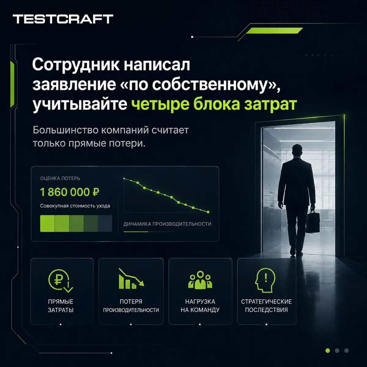 Уход ключевого сотрудника: четыре блока затрат | Сетка — социальная сеть от hh.ru