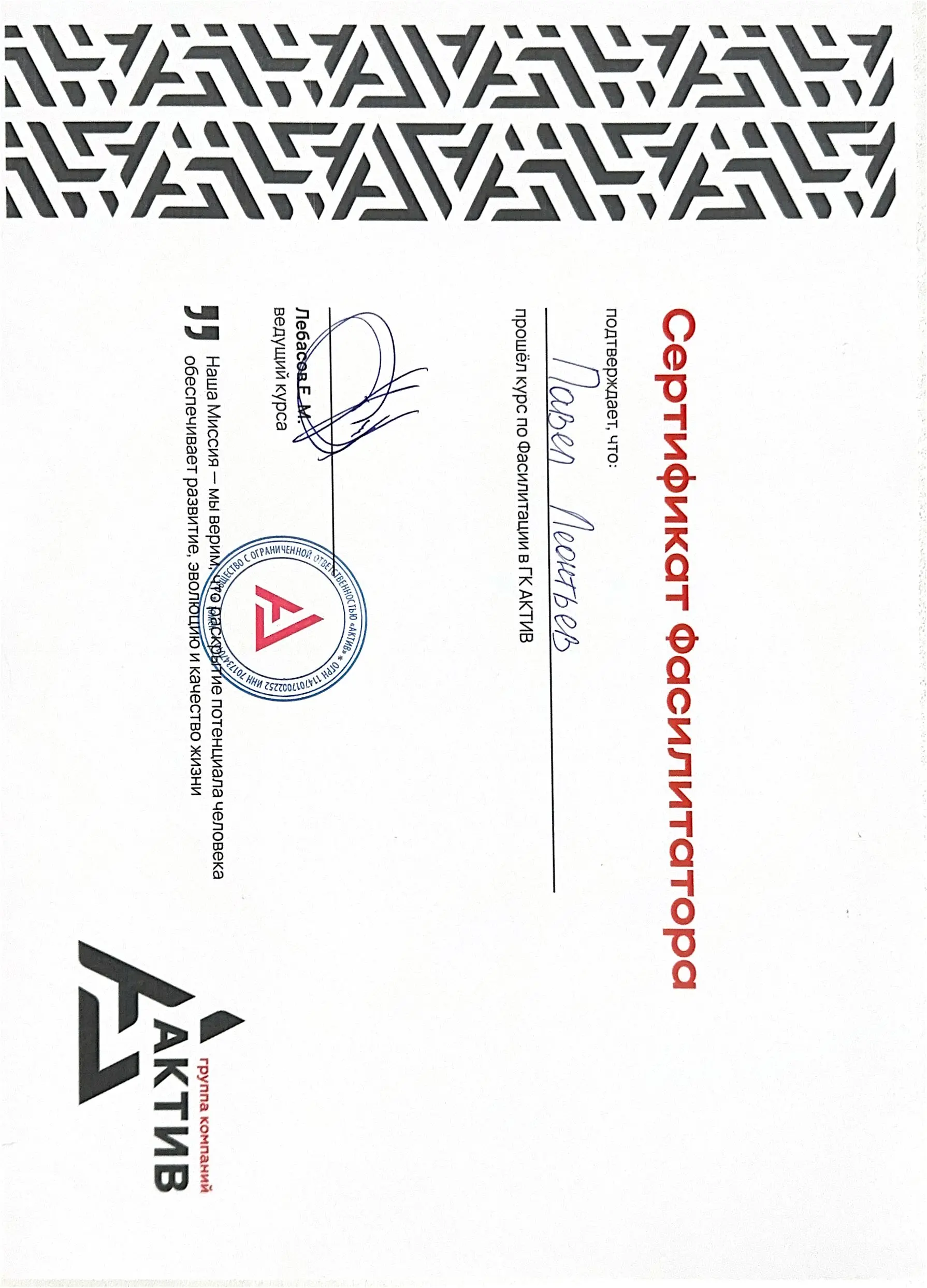 Network member avatar
