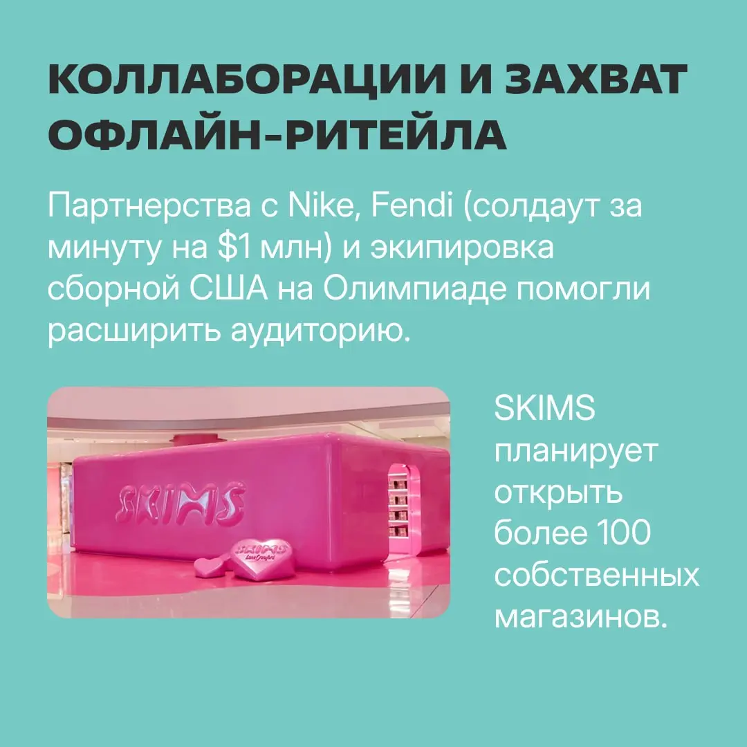 Бренд Skims оценивается в $5 млрд. И дело не только в хайпе вокруг имени владелицы — Ким Кардашьян — но и в сильной стратегии | Сетка — социальная сеть от hh.ru