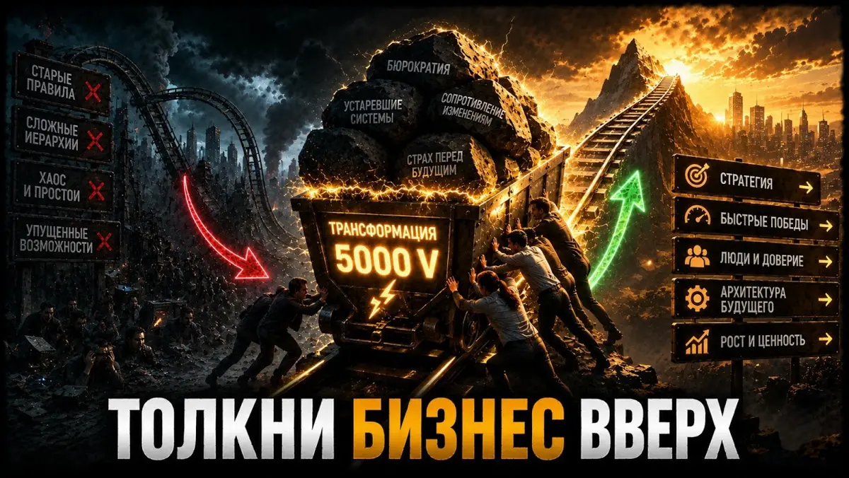 Разряд в 5000 вольт: Как затащить тяжелую трансформацию в гору и не выгореть
Любые изменения начинаются с движения вперёд.
Появляется новая стратегия, запускаются инициативы, формируются команды | Сетка — социальная сеть от hh.ru