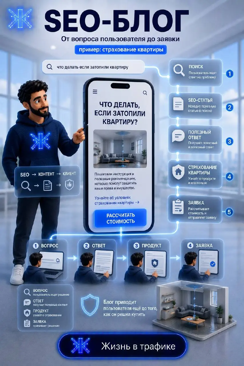 🏠Информационный блог в SEO | Сетка — социальная сеть от hh.ru